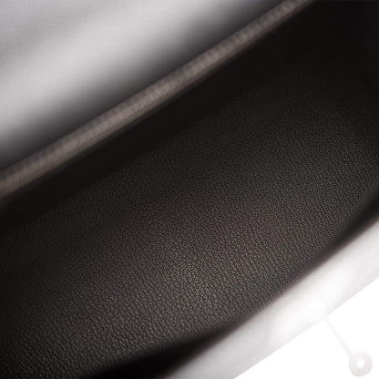 Hermes Kelly 28 Bi-Color Black Craie