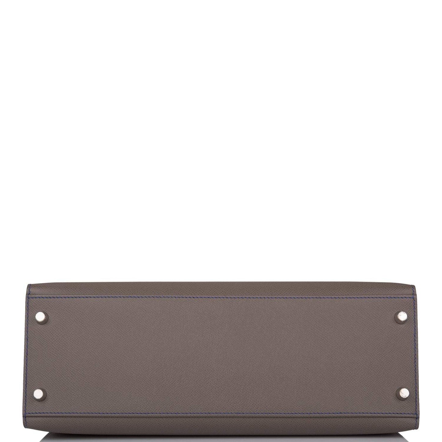 Hermes Kelly 32 Bi-Color Etain Bleu Electric