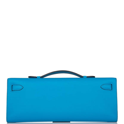 Hermes Kelly Cut Bleu Frida Swift