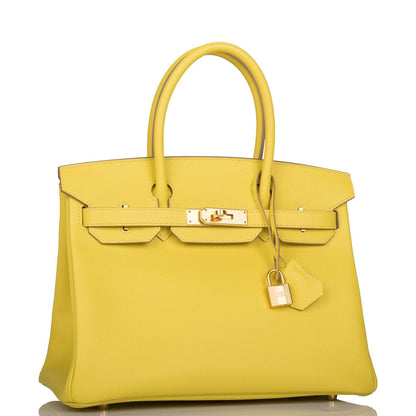 Hermes Lime Epsom Birkin 30cm