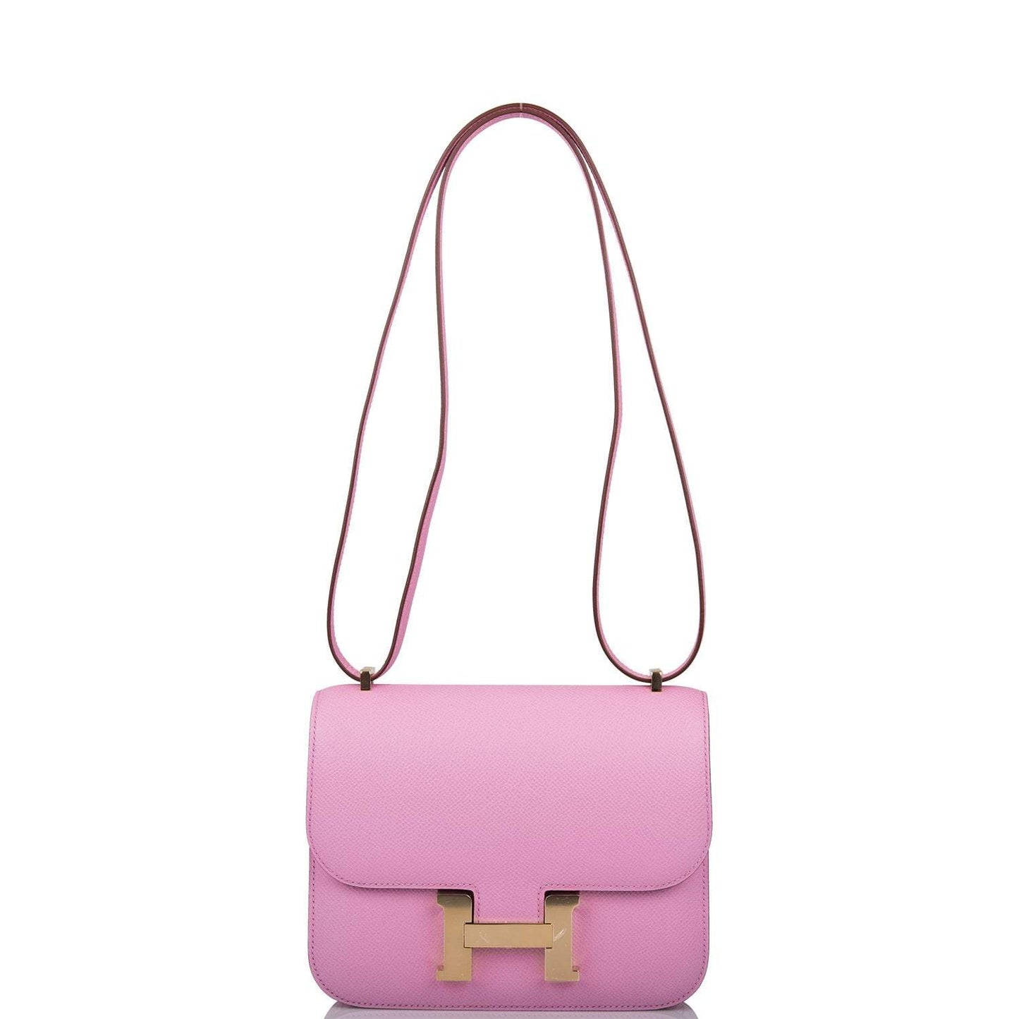Hermes Mini Constance 18 Mauve Sylvestre Epsom