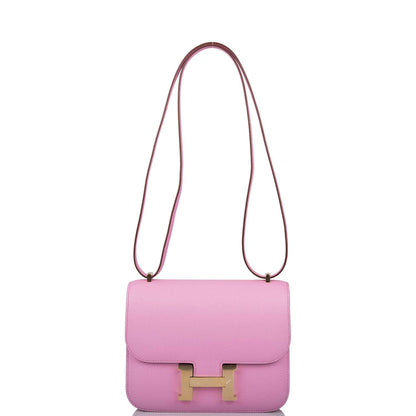 Hermes Mini Constance 18 Mauve Sylvestre Epsom