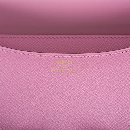 Hermes Mini Constance 18 Mauve Sylvestre Epsom