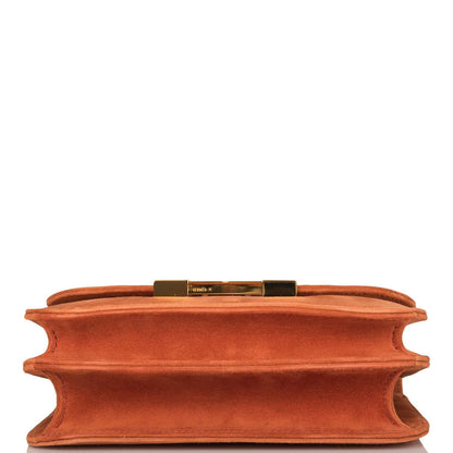 Hermes Mini Constance 18 Paprika Doblis