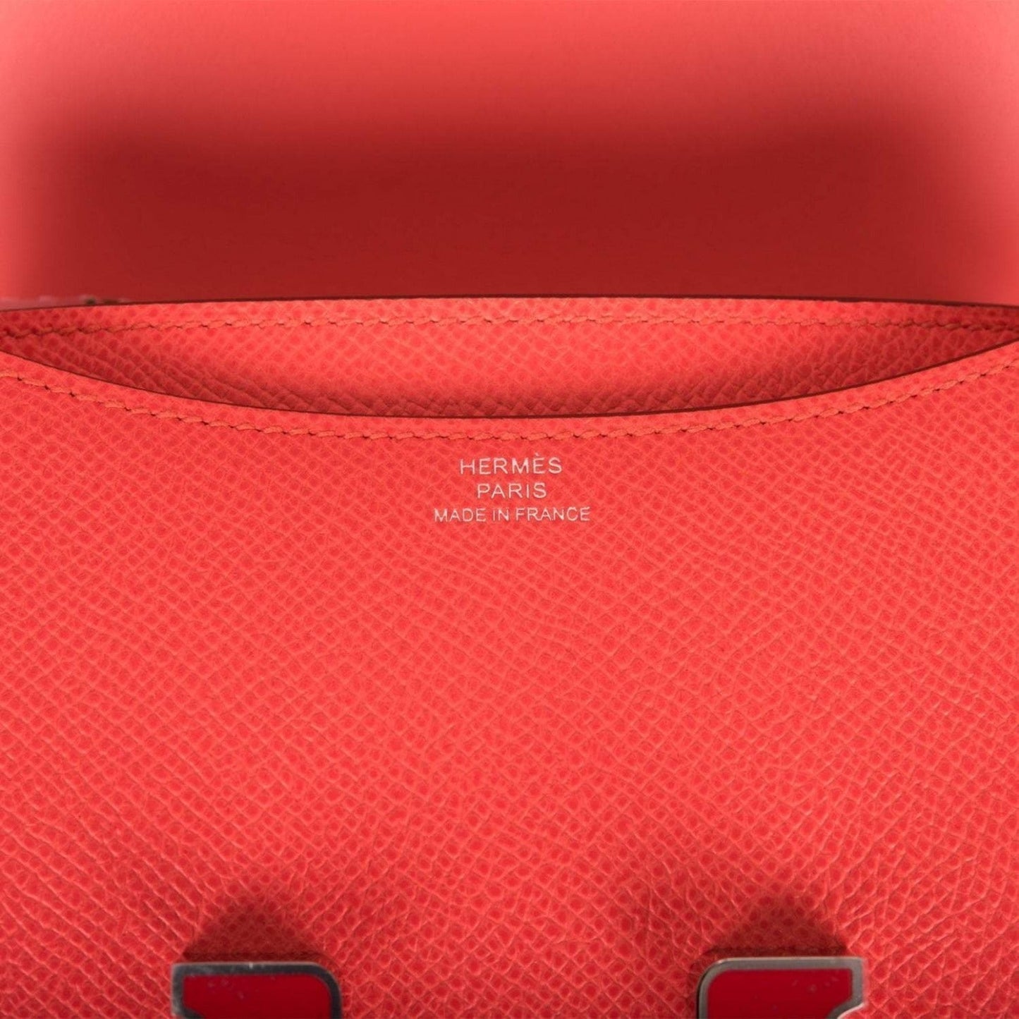 Hermes Mini Constance 18 Rose Texas Epsom