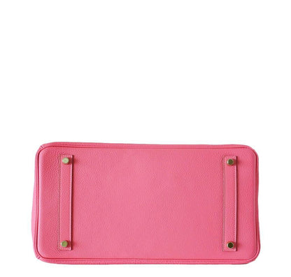 Hermès Birkin 35 Rose Lipstick Bag GHW