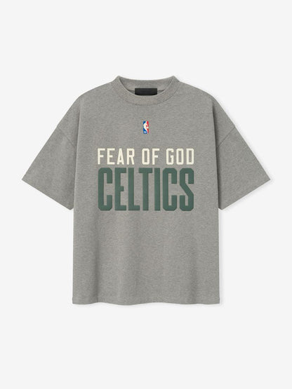 Fear of God Essentials x Boston Celtics 90s Oversized Tee