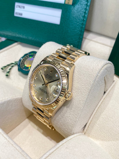 2019 Rolex Datejust 31 278278
