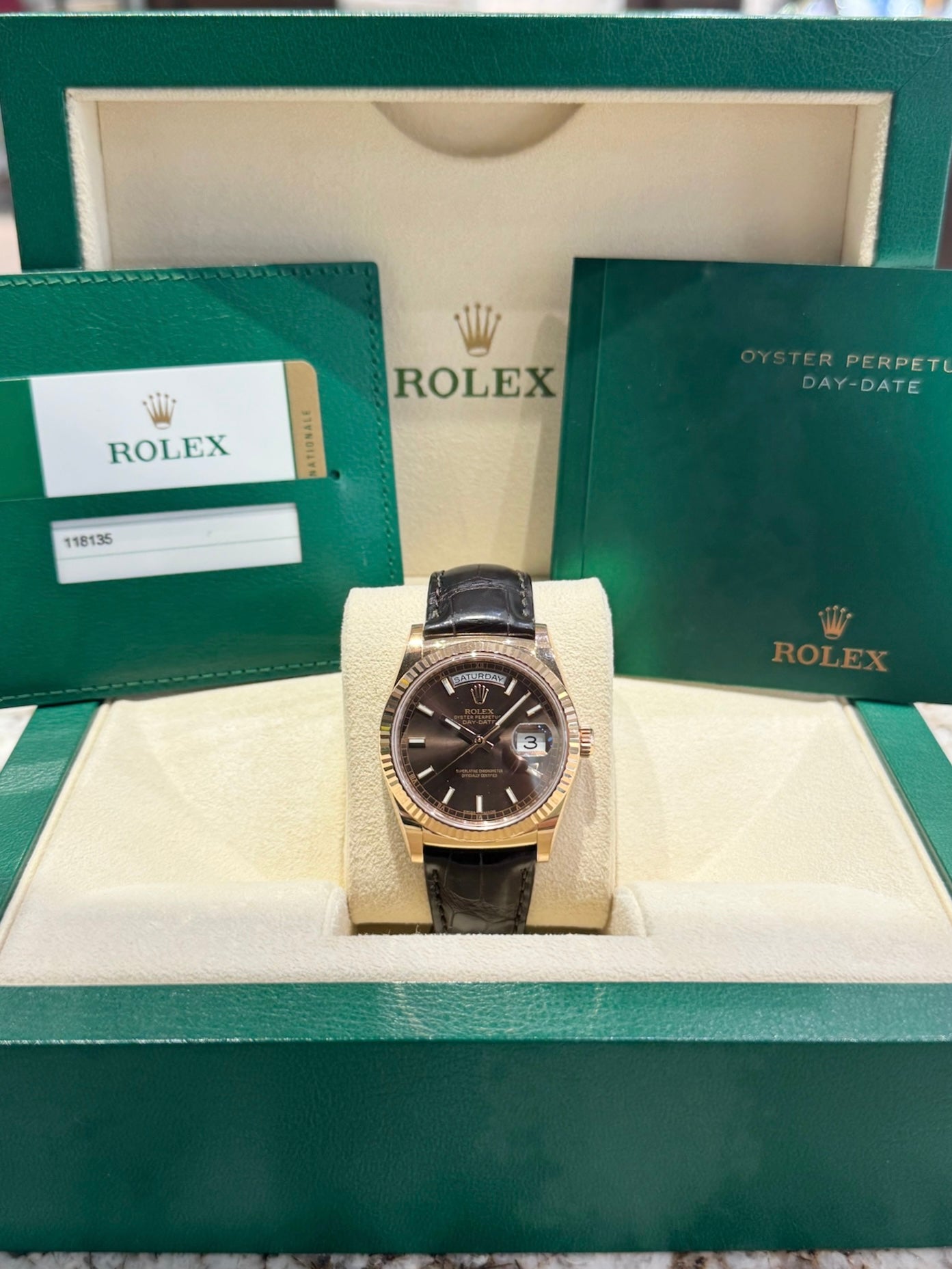 2020 Rolex Day-Date 36 118135