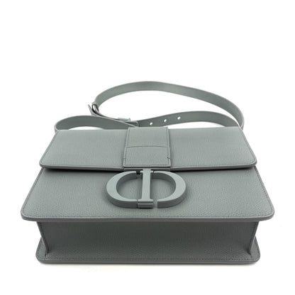 Dior 30 Montaigne Bag Ultramatte Gray Leather