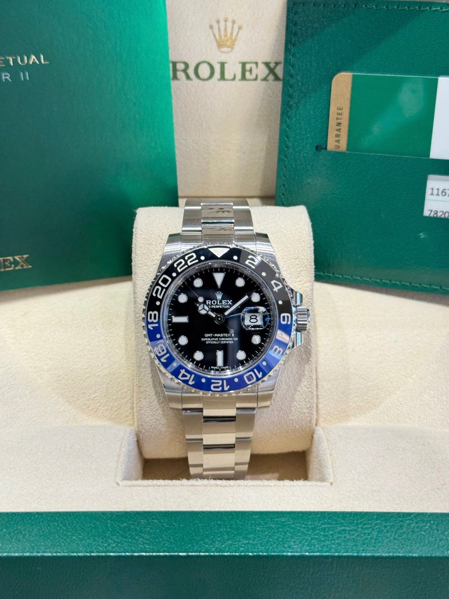 2017 Rolex GMT-Master II Batman 116710BLNR