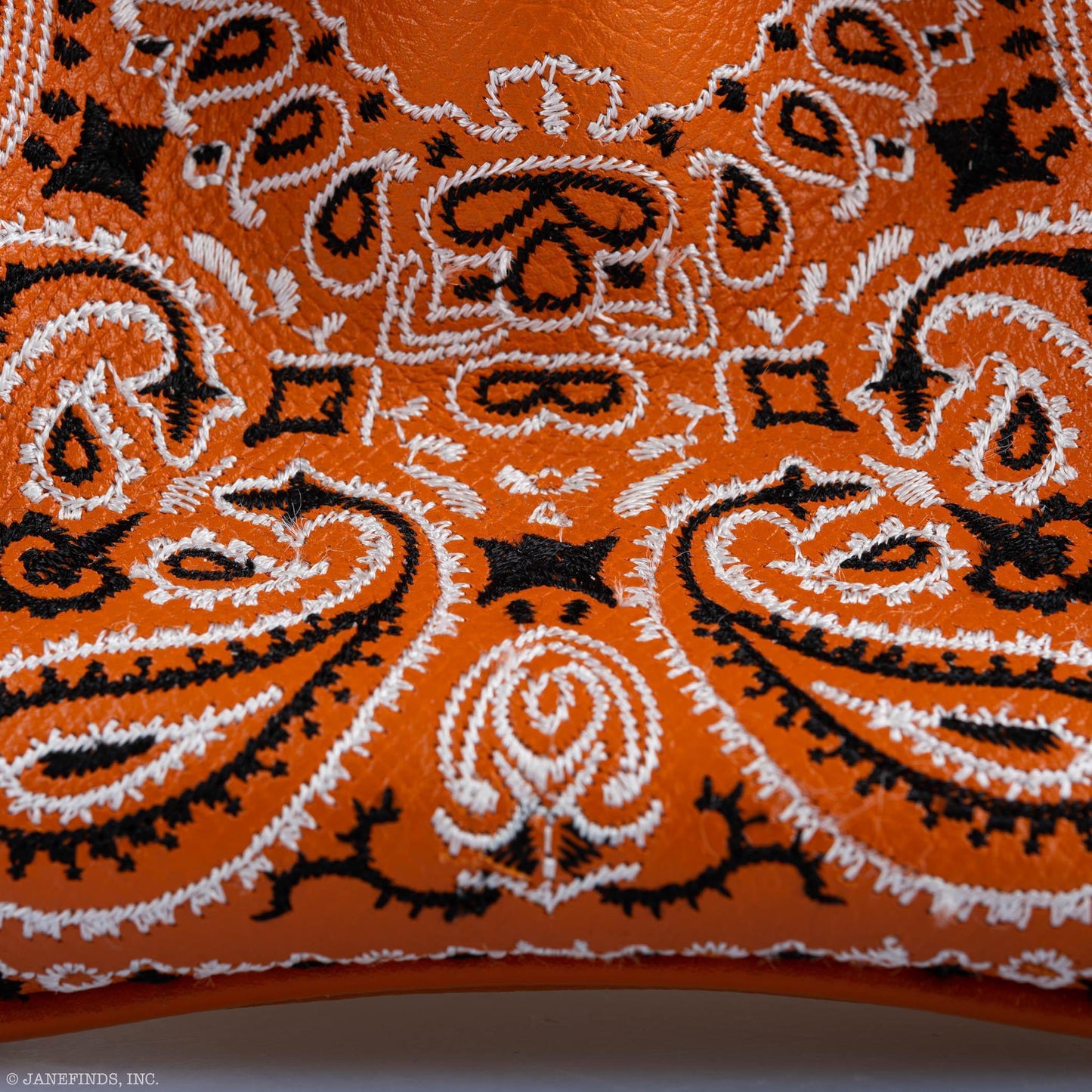 Jay Ahr Vintage 2013 Hermes Birkin 30 Orange Epsom Bandana Embroidery