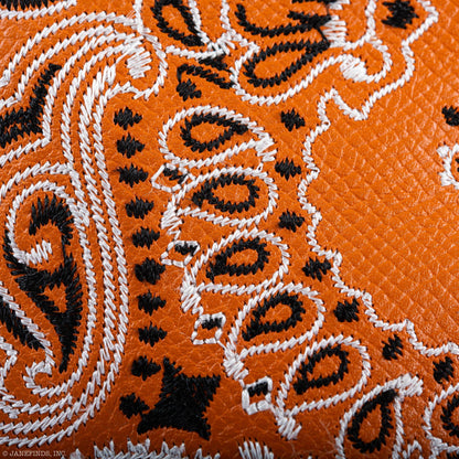 Jay Ahr Vintage 2013 Hermes Birkin 30 Orange Epsom Bandana Embroidery