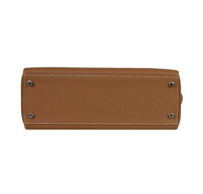 Hermes Kelly 32 Gold Togo Leather Palladium Hardware
