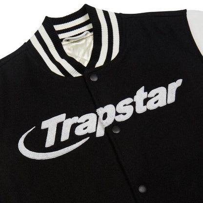 Trapstar Hyperdrive Chenille Varsity Black