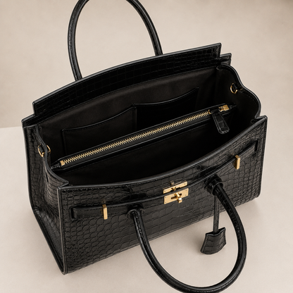 The Valentina Croc Tote