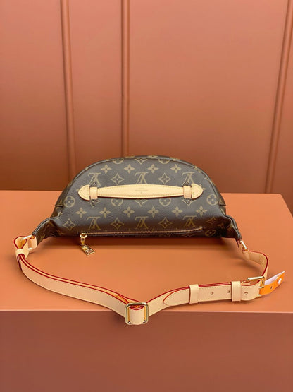 Pre-Loved LV BUMBAG Monogram Coated Canvas