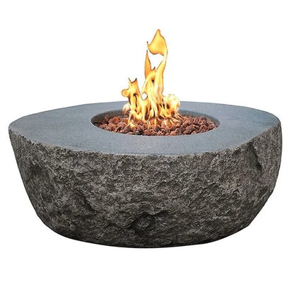 Elementi Boulder Outdoor Fire Pits Tables