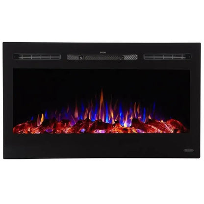 Touchstone Sideline 36-inch Electric Fireplaces.