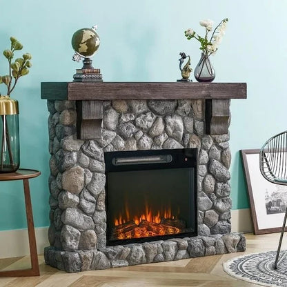 Festivo 44 in. Freestanding Electrics Fireplaces