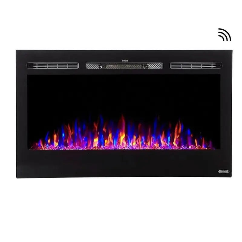 Touchstone Sideline 36-inch Electric Fireplaces.
