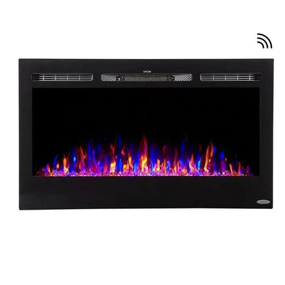 Touchstone Sideline 36-inch Electric Fireplaces.
