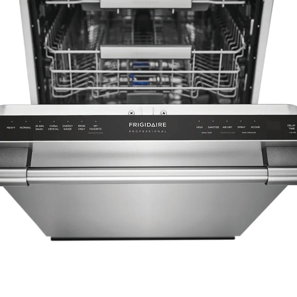 FRIGIDAIRE FPID2498F9A 24″ Professional Built-In Dishwashers with EvenDry™ System STAINLESS STEELs