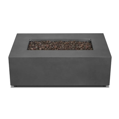 Real Flame Aegean 42″ Rectangle Propane Gas Outdoors Fire Tables