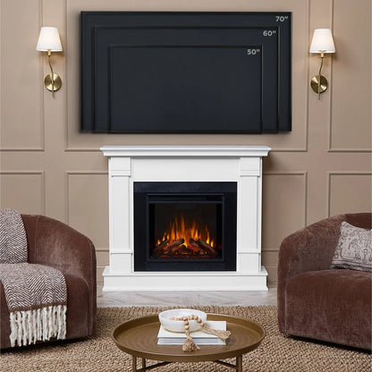Real Flame 48″ Silverton Electric Fireplaces.