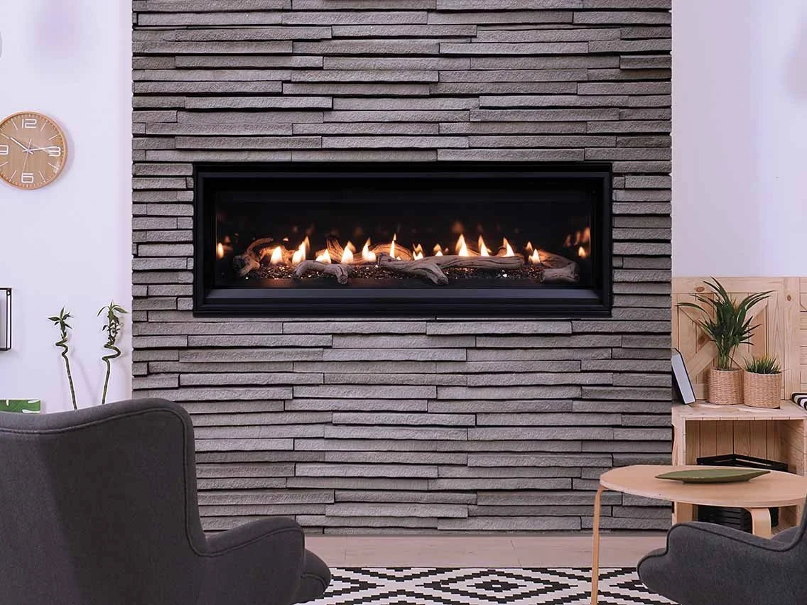 Superior DRL2000 Direct Vent Linear Gas Fireplaces.