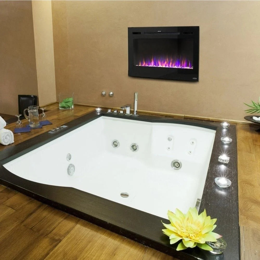 Touchstone Sideline 36-inch Electric Fireplaces.