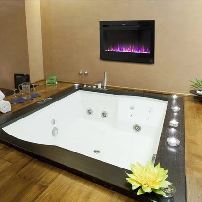 Touchstone Sideline 36-inch Electric Fireplaces.