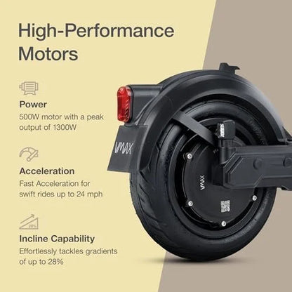 Electric Scooter – VX2 PRO Swiss Engineered Electric Scooters for Adults – 1300W Peak Power 22, 28, 37-Mile Ranges, IPX6 Water Resistant Fast Electrics Scooter – 24 Months Supports