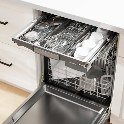 Bosch 800 Series 24 in. Top Control Smart Dishwashers with 42 dBa Sound Level, 3rd-Rack, CrystalDry &amp; Pockets – Stainless Steel