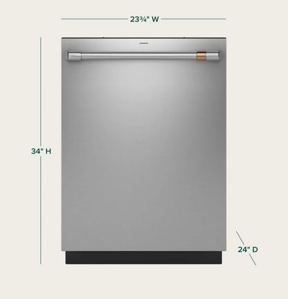 Cafe CDT828P2VS1 CAF(EBACK)™ CustomFit ENERGY STAR Stainless Interior Dishwasherss with Ultra Wash &amp; Dry, 42 dBA