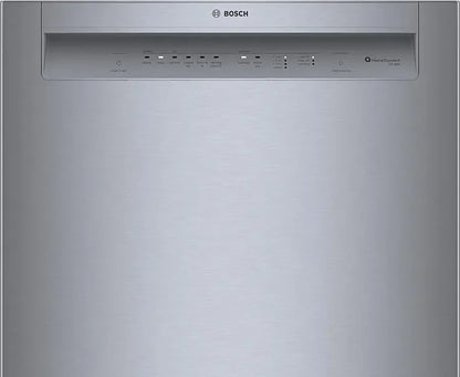 Bosch – 100 Series 24″ Front Control Smarts Built-In Hybrid Tub Dishwashers with PureDry, 50 dBA – Stainless Steel