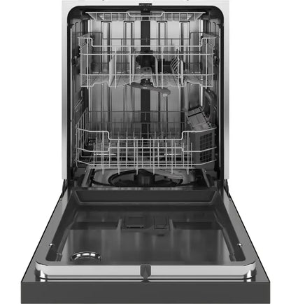GE – 24″ Front Control Built-In Tub Dishwashers with 3rd Rack, Sanitize Cycle and 47 dBA – Stainless Steels