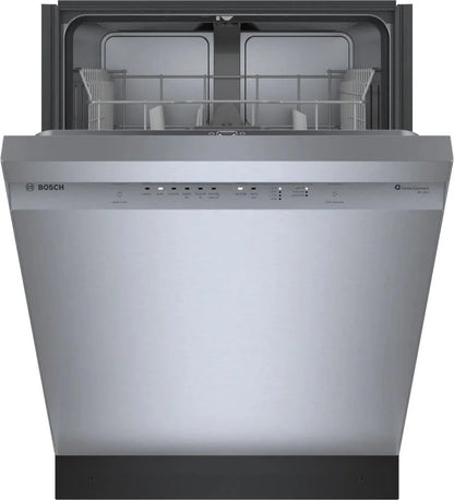 Bosch SHE41CM5N 300 Series 24″ Dishwashers 48 db – Recessed Handle, Stainless Steels