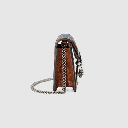 Gucci Dionysus Super Mini Denim Bag