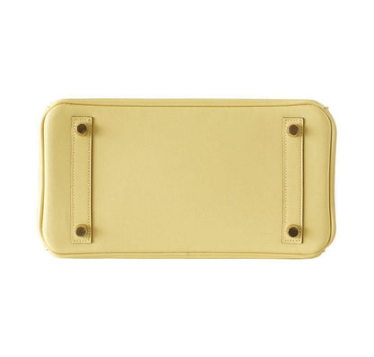 Hermes Birkin 25 Jaune Poussin Swift Leather Gold Hardware