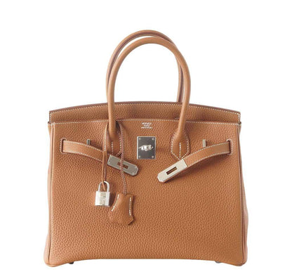 Hermes Birkin 30 Gold Togo Leather Palladium Hardware