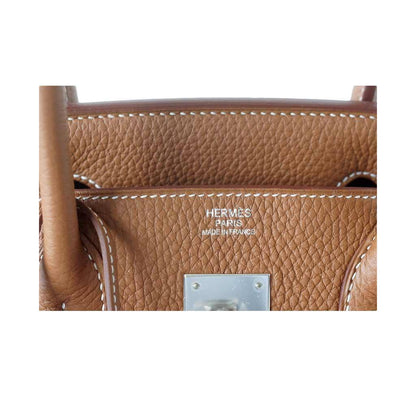 Hermes Birkin 30 Gold Togo Leather Palladium Hardware