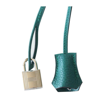 Hermes Birkin 30 Malachite Clemence Leather Palladium Hardware