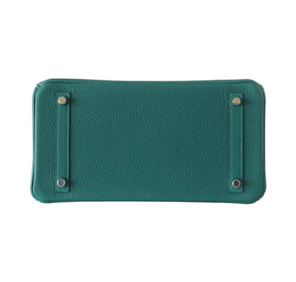 Hermes Birkin 30 Malachite Clemence Leather Palladium Hardware