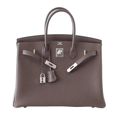 Hermes Birkin 35 Ecorce Togo Leather Palladium Hardware