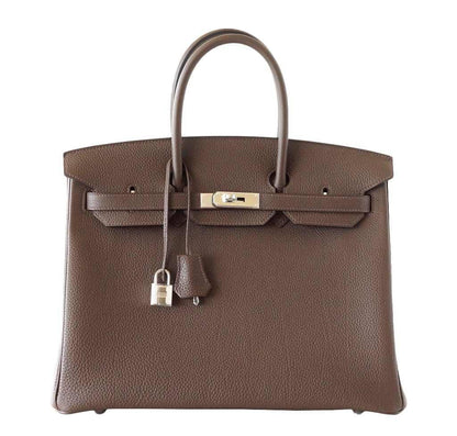 Hermes Birkin 35 Ecorce Togo Leather Palladium Hardware