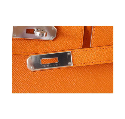 Hermes Birkin 35 Orange Epsom Leather Palladium Hardware