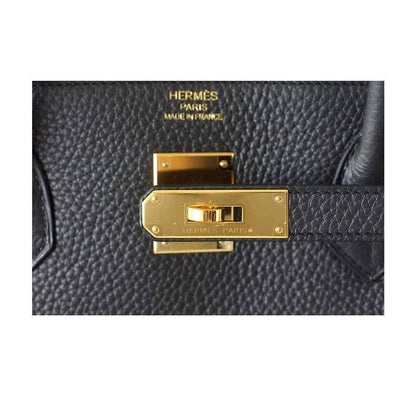 Hermes Birkin 40 Plomb Togo Leather Gold Hardware