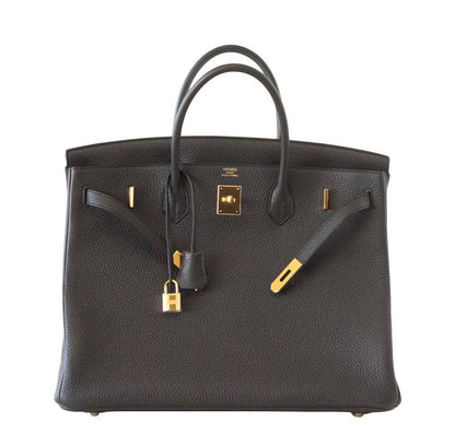 Hermes Birkin 40 Plomb Togo Leather Gold Hardware