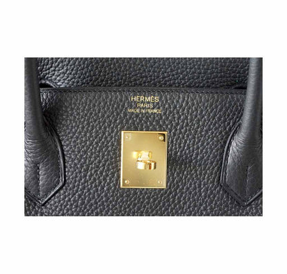 Hermes Birkin 40 Plomb Togo Leather Gold Hardware